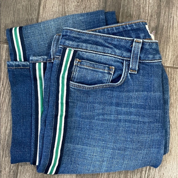 L'AGENCE Denim - L'AGENCE  Solana Flare Blue Denim Jeans